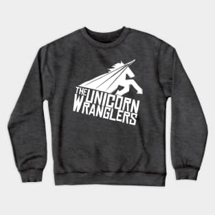 The Unicorn Wranglers Logo (White) Crewneck Sweatshirt